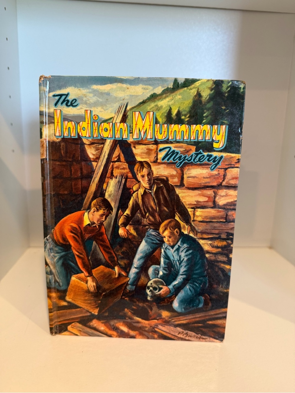 Vintage 1953 The Indian Mummy Mystery Troy Nesbit Whitman Hardcover Book